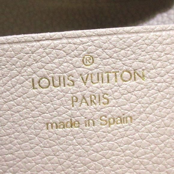 Louis Vuitton Nano Lock Me Bucket Grain Calf Leather Gray Shoulder Bag - Picture 6 of 7